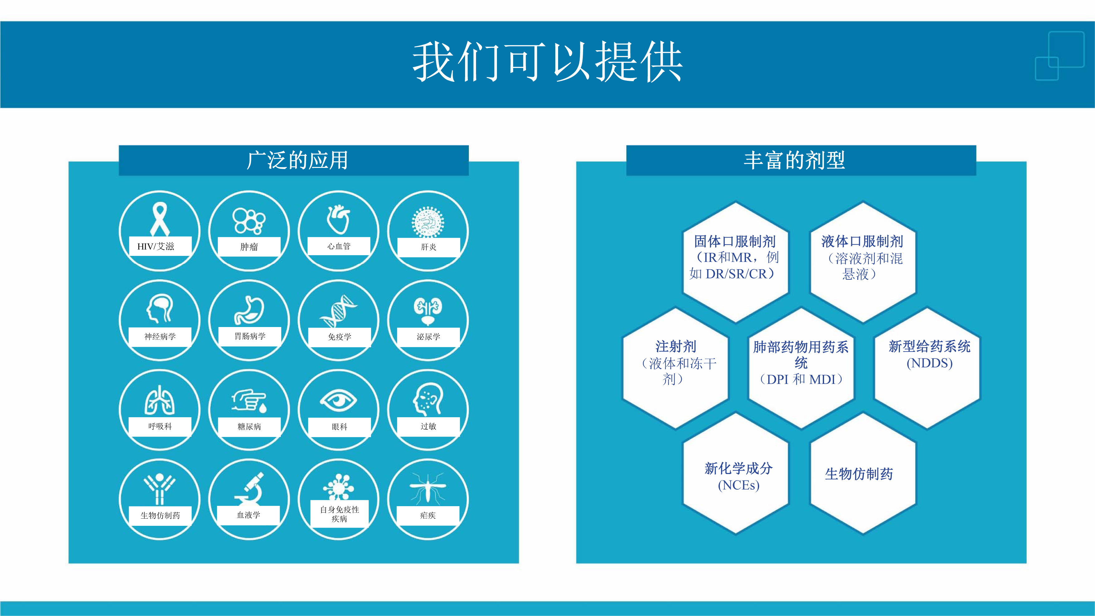 注射劑項(xiàng)目技術(shù)包儲備列表